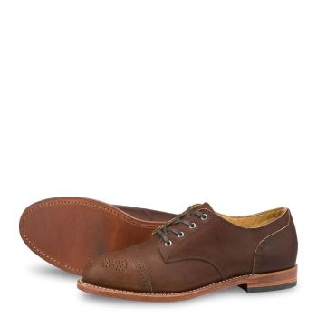 Red Wing Hazel Amber Harness Leather Oxford Schoenen Dames DonkerBruin - 3436